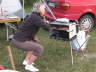 02 Das wichtigste - der Grill mit Grillmeisterin